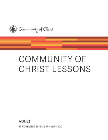 Community of Christ Lessons Year A Adult New Testament (PDF Download)