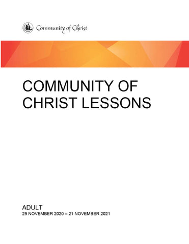 Community of Christ Lessons Year B Adult Old Testament (PDF Download)