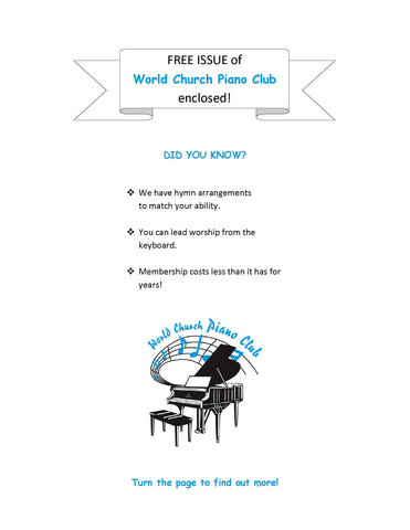 Piano Club Sample Packet (PDF Download)