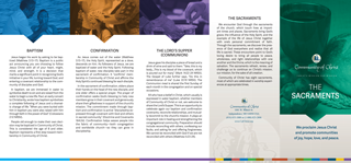 The Sacraments - Brochure