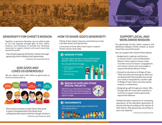 Tithing - Brochure