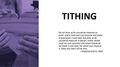 Tithing Brochure Presentation (Powerpoint)
