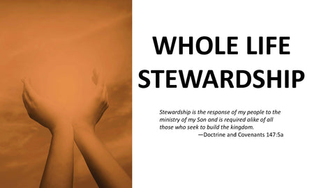 Whole Life Stewardship Brochure Presentation (Powerpoint)