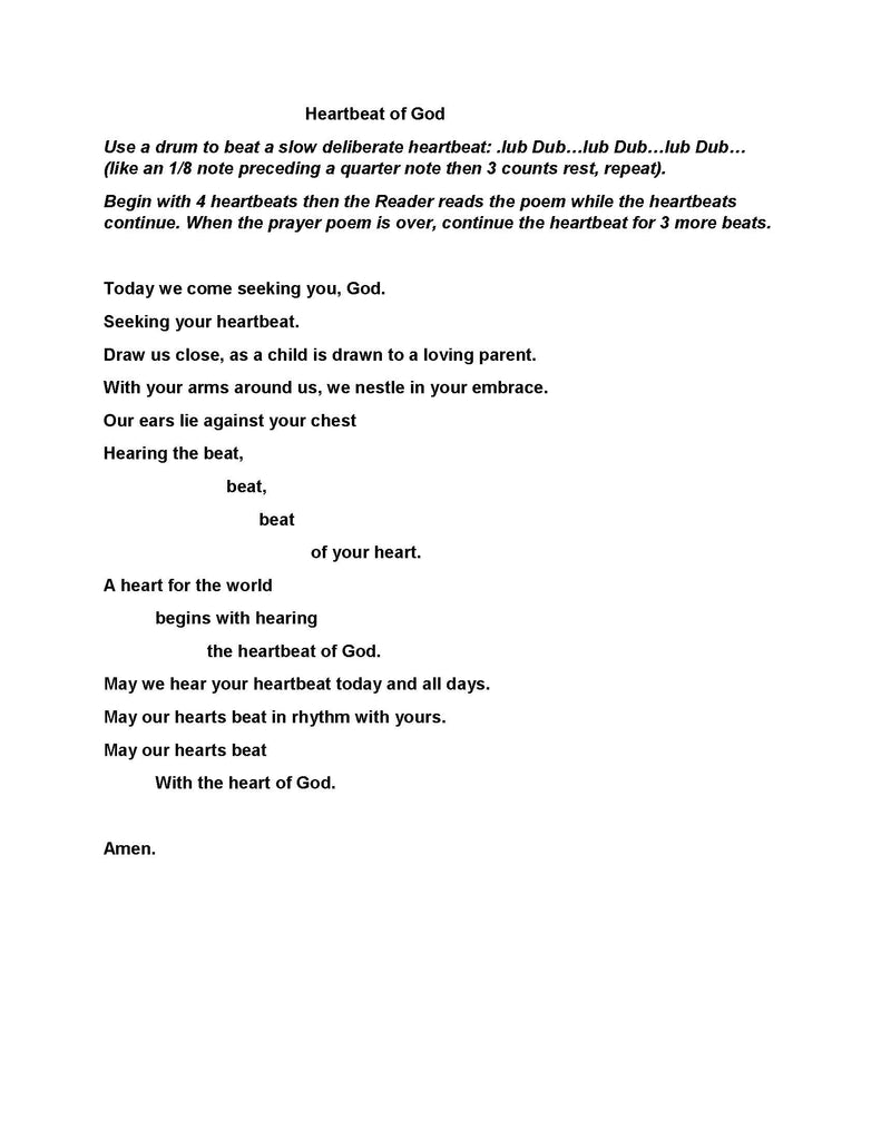 Heartbeat of God (PDF Download)