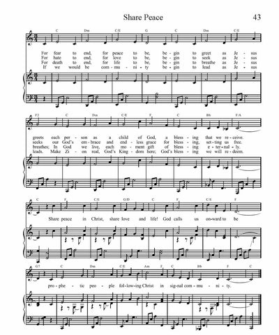Share Peace Sheet Music (PDF Download)