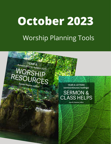 October 2023 Worship Planning (Year A)