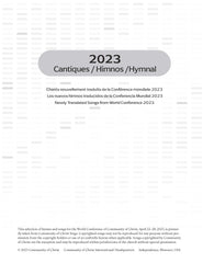 Newly Translated Songs from World Conference 2023 (PDF Download)