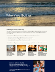 When We Gather: Advent and Christmas 2026