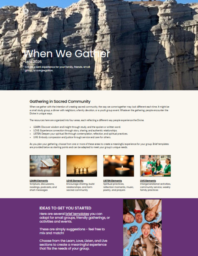 When We Gather: Lent 2026