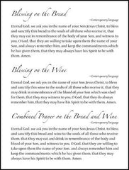 Communion Prayer Card