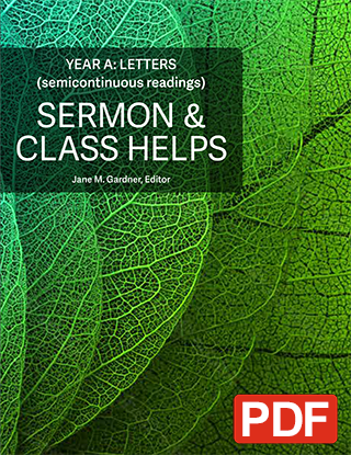 Sermon & Class Helps Year A: the Letters 2022-23 (PDF Download)