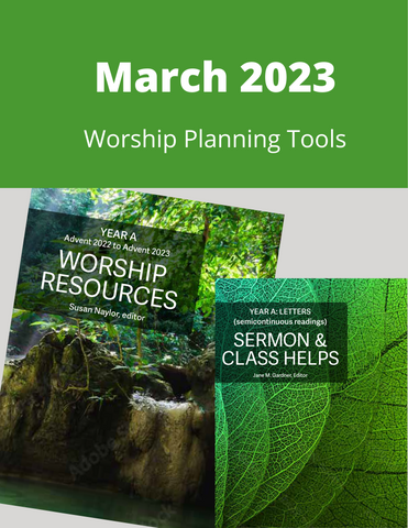 March 2023 Worship Planning (Year A)