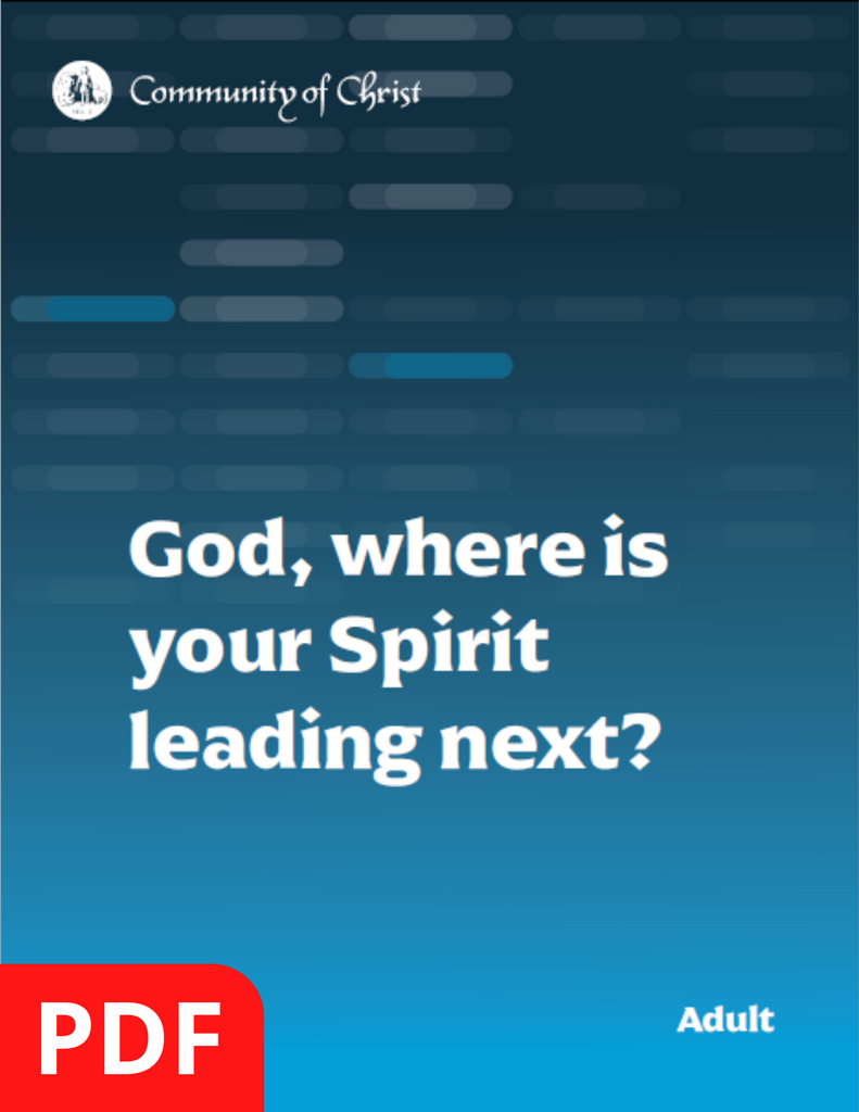 God, where is your Spirit leading next? - Adult Study (PDF Download)