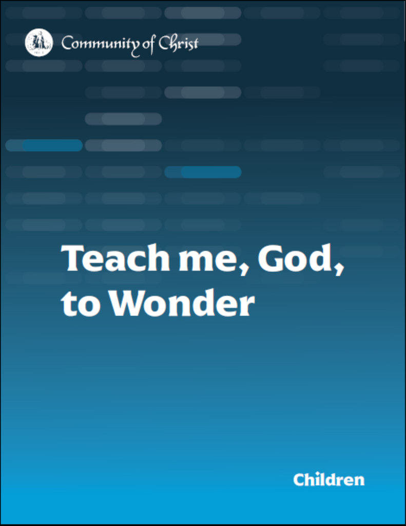 Teach me, God, to Wonder - Children's Activity Guide (PDF Download)