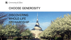 Choose Generosity Study Guide Presentation (PowerPoint)