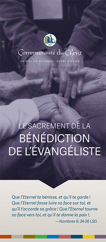 Le sacrement de la bénédiction de l’évangéliste   - Brochure (Français)