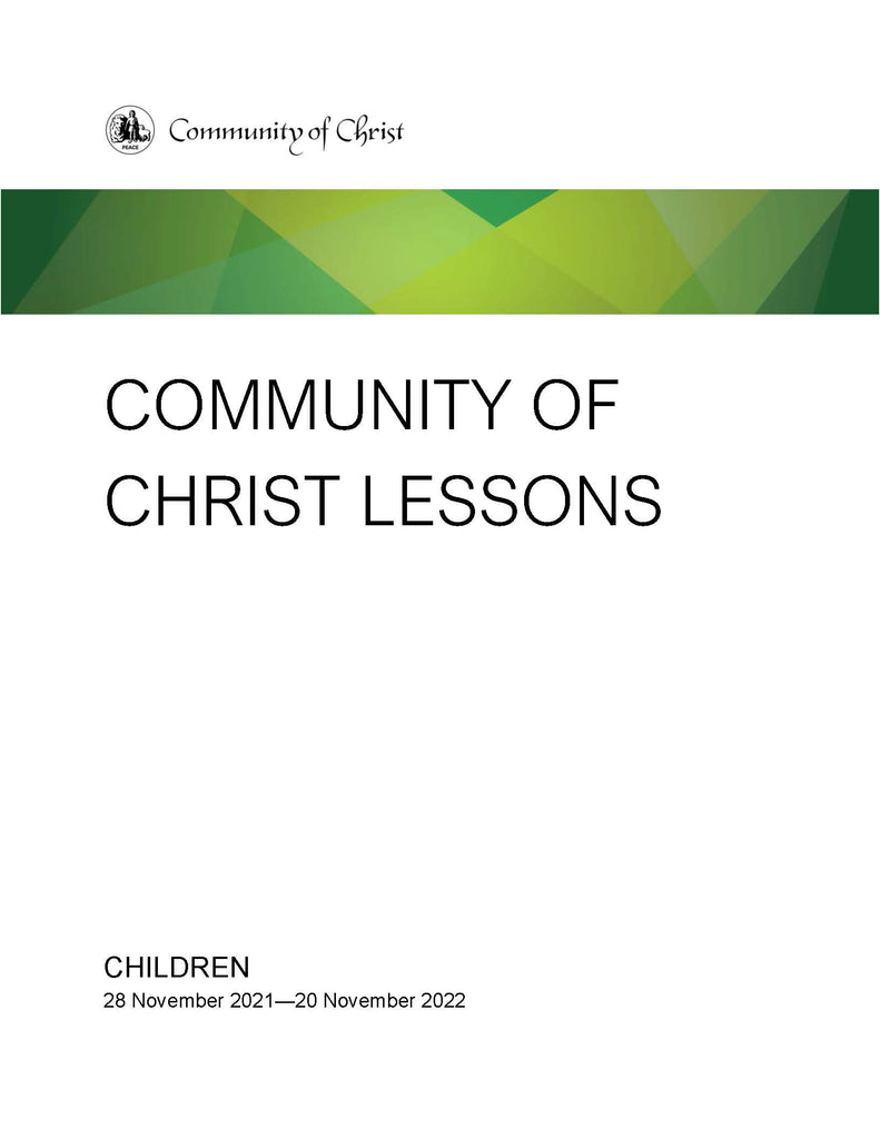 Community of Christ Lessons Year C Children Old Testament Old Testament (PDF Download)