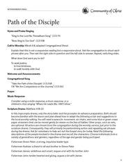 Intergenerational Worship Outline (PDF Download)