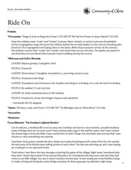 Palm or Passion Sunday Worship Outlines (PDF Download)