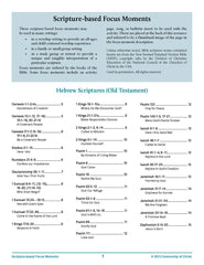 Scripture-based Focus Moments (PDF Download)