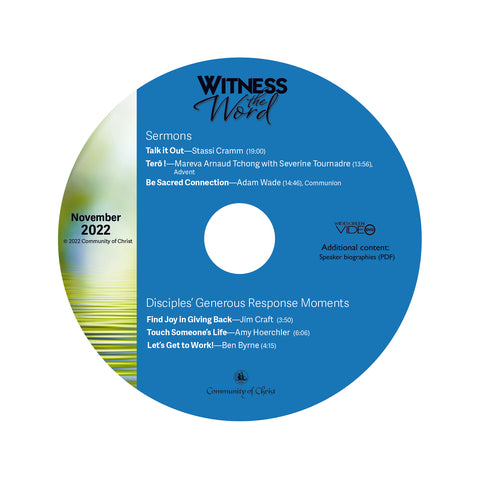 "Witness the Word" 2022-3 (November) - DVD