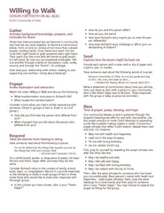 Willing to Walk: Lesson for All Ages Together (PDF download)