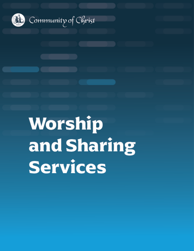 God, where is your Spirit leading next? - Worship and Sharing Services (PDF Download)