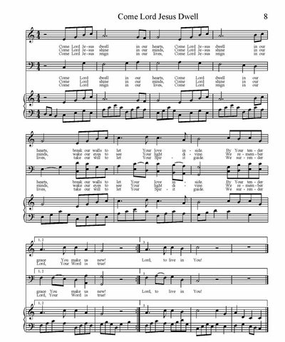 Come Lord Jesus Dwell Sheet Music (PDF Download)