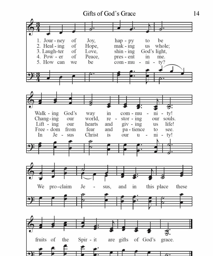 Gifts of God's Grace Sheet Music (PDF Download)