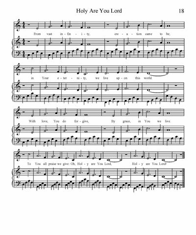 Holy Are You Lord Sheet Music (PDF Download)