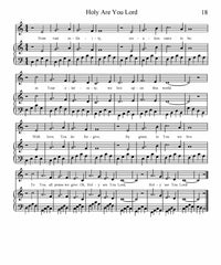 Holy Are You Lord Sheet Music (PDF Download)