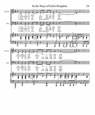 In the Ways of God's Kingdom Sheet Music (PDF Download)