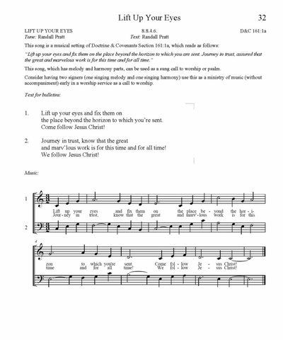 Lift Up Your Eyes Song Lyrics (PDF Download)