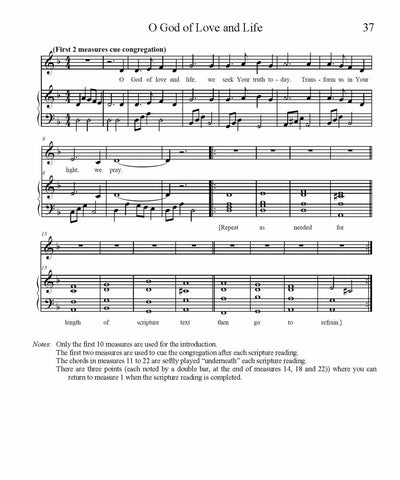 O God of Love and Life Sheet Music (PDF Download)