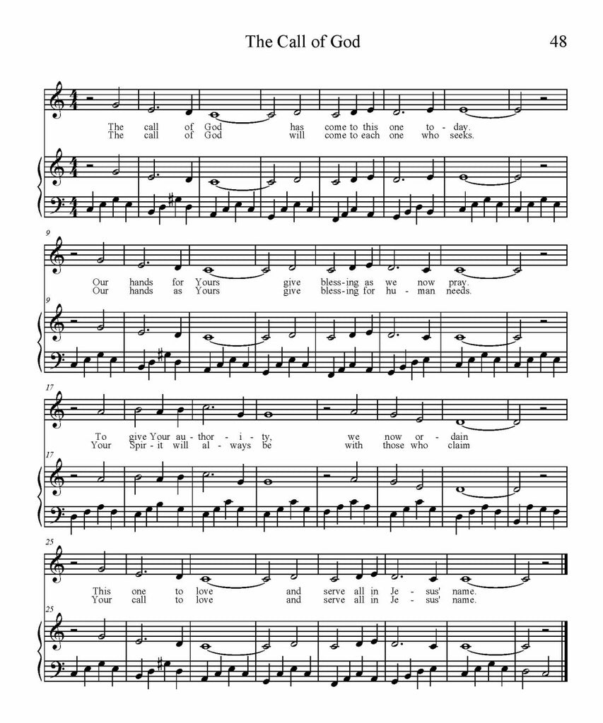 The Call of God Sheet Music (PDF Download)