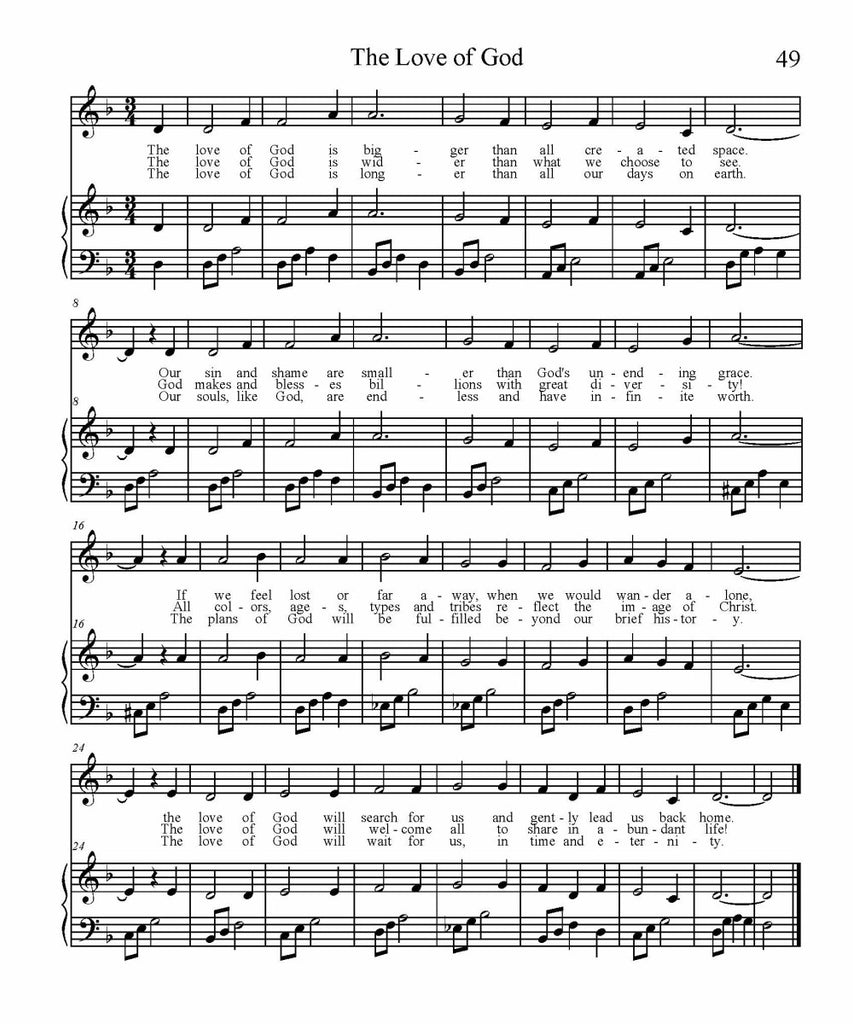 The Love of God Sheet Music (PDF Download)
