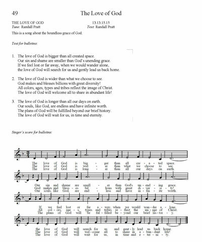 The Love of God Song Lyrics (PDF Download)