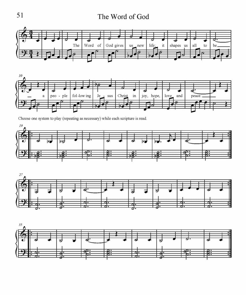 The Word of God Sheet Music (PDF Download)